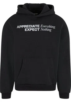 Upscale by Mister Tee Kapuzensweatshirt Appreciate & Respect Schwarz/Lila