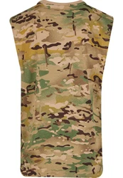 Brandit Tanktop T-Shirt sleeveless Dunkelgrün/Braun