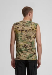 Brandit Tanktop T-Shirt sleeveless Dunkelgrün/Braun