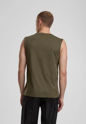 Brandit Tanktop T-Shirt sleeveless Khaki/Dunkelgrün