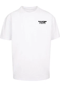Upscale by Mister Tee Ghetto de France Oversize Tee Weiß/Creme