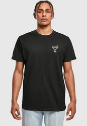 Merchcode T-Shirt Merchcode Summer - Cocktail T-Shirt Schwarz/Lila