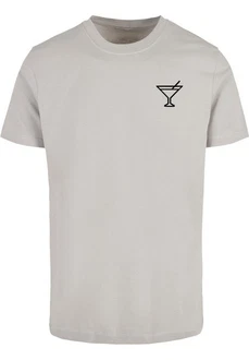 Merchcode T-Shirt Merchcode Summer - Cocktail T-Shirt Grau/Khaki/Hellgrau