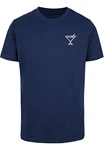 Merchcode T-Shirt Merchcode Summer - Cocktail T-Shirt Dunkelblau/Blau