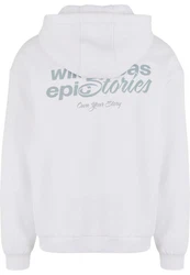 Upscale by Mister Tee Wild Stories Kapuzensweatshirt Grau/Weiß