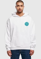 Merchcode Kapuzensweatshirt Dance Under Stars Oversized Hoody Weiß/Creme/Blau