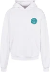 Merchcode Kapuzensweatshirt Dance Under Stars Oversized Hoody Weiß/Creme/Blau