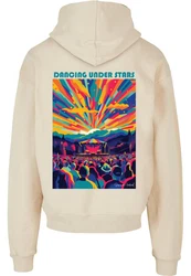 Merchcode Kapuzensweatshirt Dance Under Stars Oversized Hoody Beige/Khaki