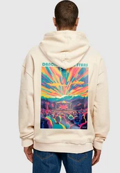 Merchcode Kapuzensweatshirt Dance Under Stars Oversized Hoody Beige/Khaki