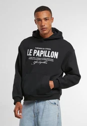 Upscale by Mister Tee Theorie Du Chaos Fluffy Hoody Schwarz/Grau/Gelb/Lila/Braun/Grün