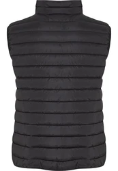 URBAN CLASSICS Steppweste Basic Light Weigh Vest Schwarz/Dunkelgrau