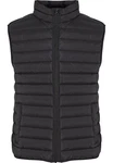 URBAN CLASSICS Steppweste Basic Light Weigh Vest Schwarz/Dunkelgrau
