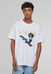 Upscale by Mister Tee T-Shirt A-Minor Oversize Tee Weiß/Braun/Hellblau