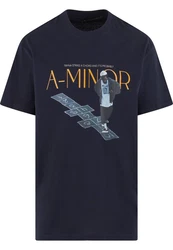 Upscale by Mister Tee T-Shirt A-Minor Oversize Tee Dunkelblau/Blau/Hellblau