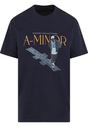 Upscale by Mister Tee T-Shirt A-Minor Oversize Tee Dunkelblau/Blau/Hellblau