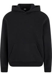 URBAN CLASSICS Kapuzensweatshirt Fluffy Hoody Schwarz