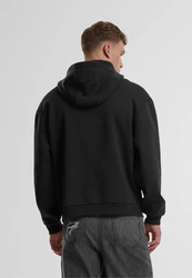 URBAN CLASSICS Kapuzensweatshirt Fluffy Hoody Schwarz