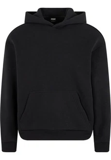 URBAN CLASSICS Kapuzensweatshirt Fluffy Hoody Schwarz