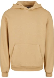 URBAN CLASSICS Kapuzensweatshirt Fluffy Hoody Khaki/Braun/Beige/Gelb
