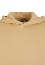 URBAN CLASSICS Kapuzensweatshirt Fluffy Hoody Khaki/Braun/Beige/Gelb