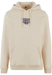 MisterTee Kapuzensweatshirt NYC Old English Wording Patch Hoody (1-tlg) Beige