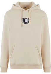 MisterTee Kapuzensweatshirt NYC Old English Wording Patch Hoody (1-tlg) Beige