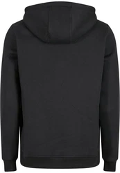 MisterTee Kapuzensweatshirt NYC Old English Wording Patch Hoody (1-tlg) Schwarz/Dunkelgrau