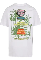 MT Upscale T-Shirt Hotel Paradiso Weiß/Grün/Orange