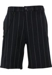 2Y Studios Sweatshorts Wide Pinstripe Shorts Dunkelblau/Schwarz