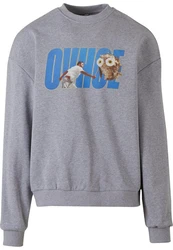 Upscale by Mister Tee Ovhoe Oversize Crewneck Braun/Grau/Blau