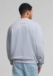 Upscale by Mister Tee Ovhoe Oversize Crewneck Braun/Grau/Blau