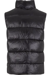 URBAN CLASSICS Recycled Big Puffer Vest Schwarz