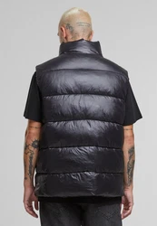 URBAN CLASSICS Recycled Big Puffer Vest Schwarz
