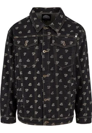 Jeansjacke Bleched AOP Denim Jacket (1-St)