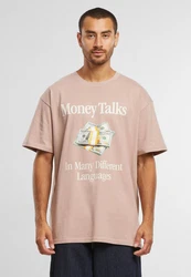 MT Money Talks Oversize Tee Beige/Rosa/Braun/Lila