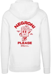 MisterTee Kapuzensweatshirt Negroni Please Hoody Weiß/Creme
