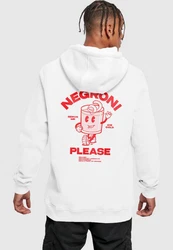 MisterTee Kapuzensweatshirt Negroni Please Hoody Weiß/Creme
