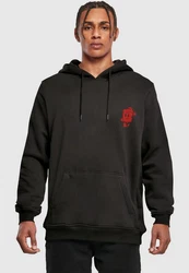 MisterTee Kapuzensweatshirt Negroni Please Hoody Rosa/Rot/Dunkelrot/Schwarz