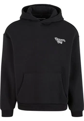 Upscale by Mister Tee Up And Beyond Fluffy Hoody Schwarz/Beige