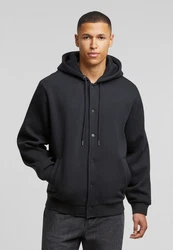 Urban Classics Fluffy Fleece Hoodjacket Schwarz