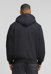 Urban Classics Fluffy Fleece Hoodjacket Schwarz