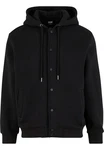 Urban Classics Fluffy Fleece Hoodjacket Schwarz