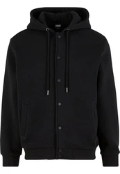 Urban Classics Fluffy Fleece Hoodjacket Schwarz