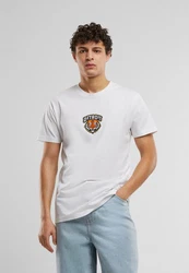 MisterTee T-Shirt Detroit Tiger Head Patch Tee Rot/Creme/Hautfarben/Orange