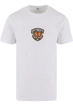 MisterTee T-Shirt Detroit Tiger Head Patch Tee Rot/Creme/Hautfarben/Orange