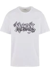 Upscale by Mister Tee T-Shirt NY Graffiti Oversize Tee Weiß/Grau/Silber/Dunkelblau/Rosa
