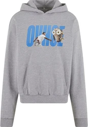 Upscale by Mister Tee Kapuzensweatshirt Ovhoe Oversize Hoody Grau/Rot/Silber/Blau