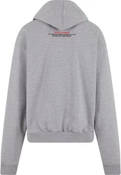 Upscale by Mister Tee Kapuzensweatshirt Ovhoe Oversize Hoody Grau/Rot/Silber/Blau