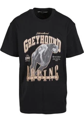 MisterTee T-Shirt Greyhound Racing Oversize Tee Grau/Rot/Schwarz