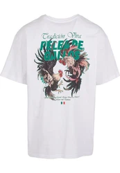 MisterTee T-Shirt Pelea De Gallos Oversize Tee Creme/Weiß/Blau/Grün/Hellblau